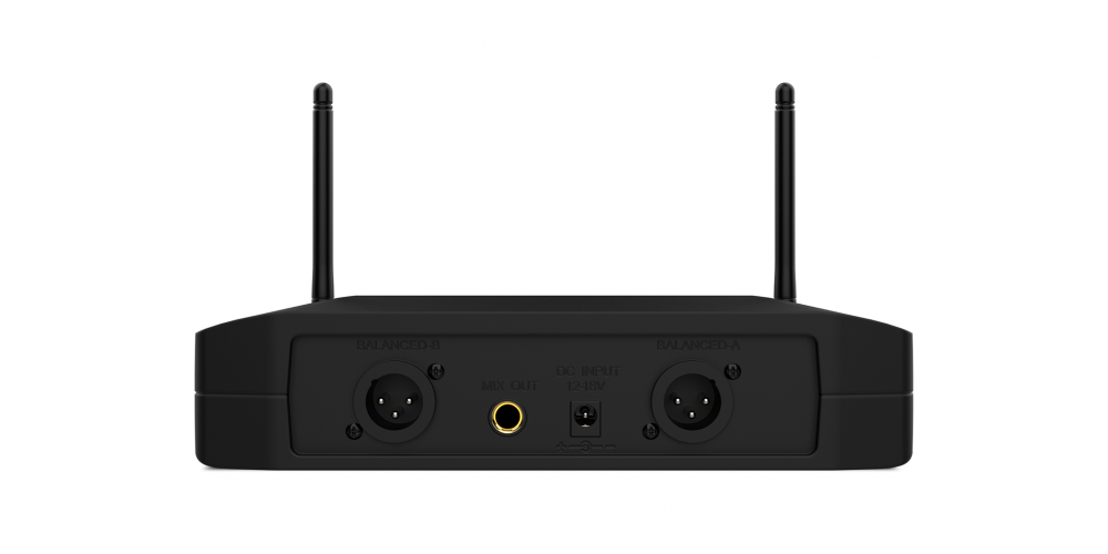 Audibax AWM 202 Sistema Inalámbrico Micrófono Lavalier de 2 Canales UHF-gallery-6